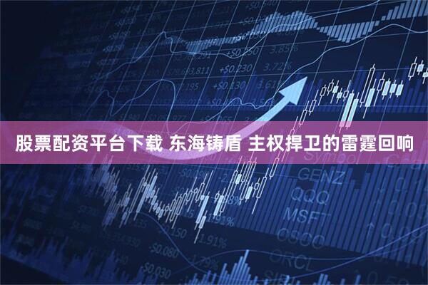 股票配资平台下载 东海铸盾 主权捍卫的雷霆回响